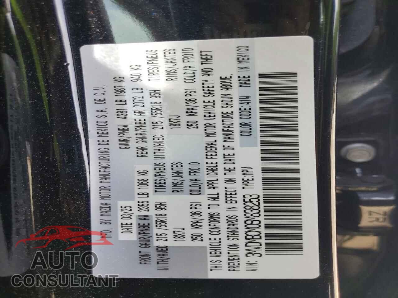 MAZDA CX30 2025 - 3MVDMBCM0SM838253