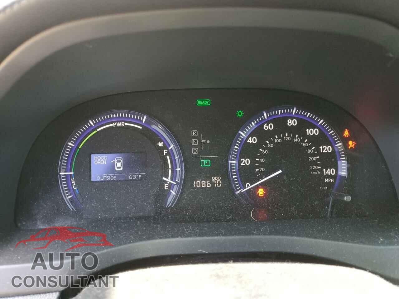 LEXUS HS 2010 - JTHBB1BA9A2027281