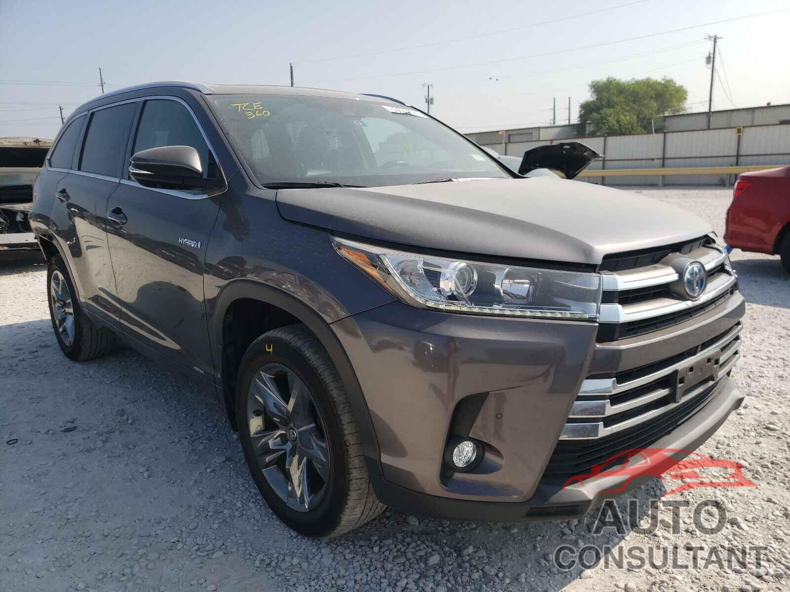 TOYOTA HIGHLANDER 2017 - 5TDDGRFH6HS032250