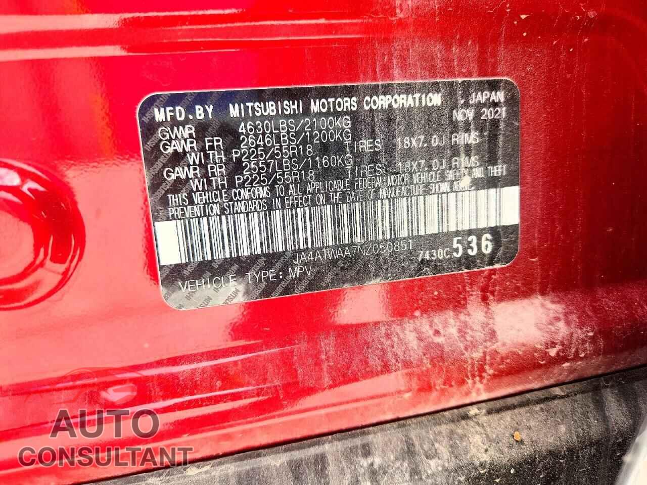 MITSUBISHI ECLIPSE 2022 - JA4ATWAA7NZ050851