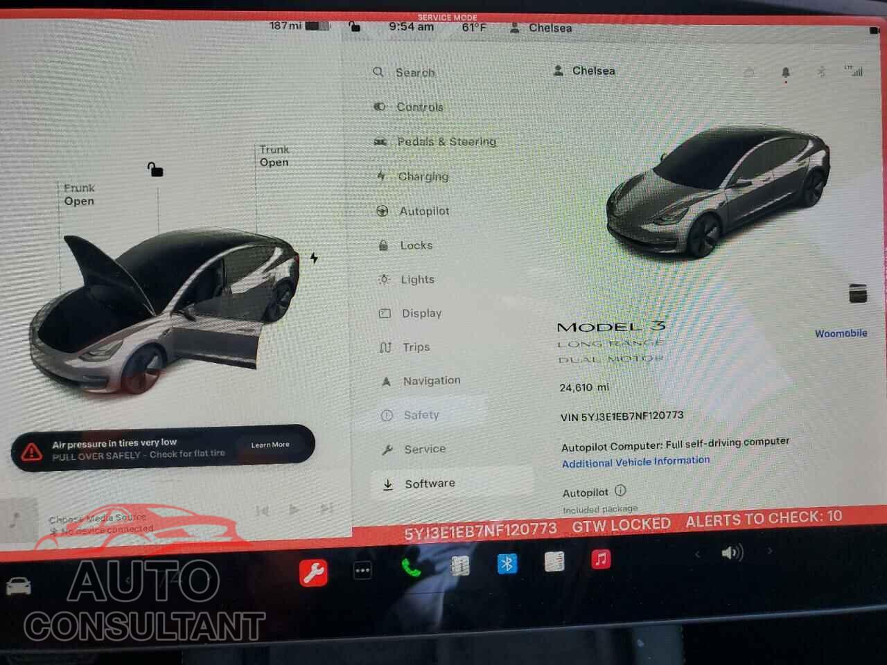 TESLA MODEL 3 2022 - 5YJ3E1EB7NF120773