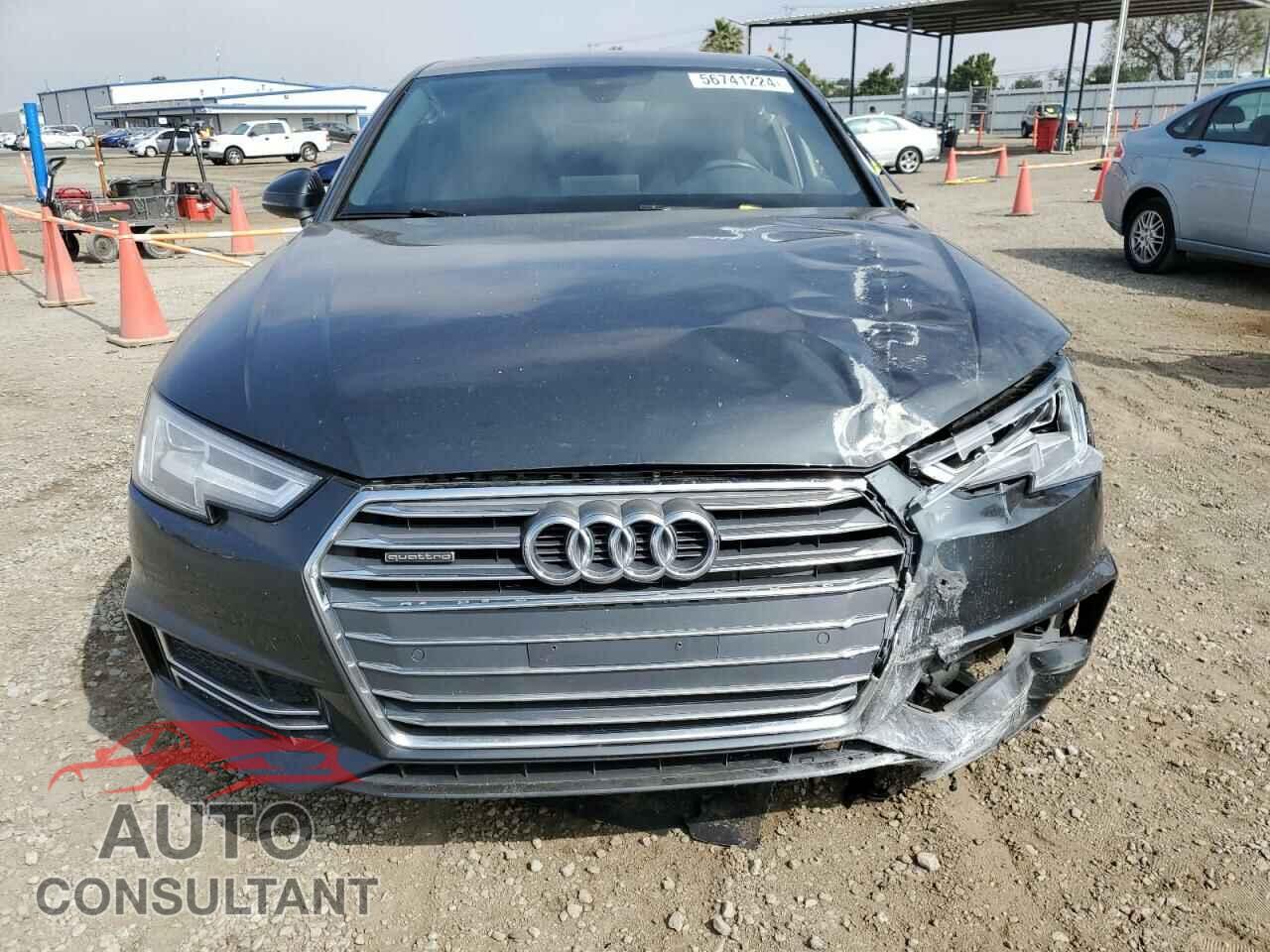 AUDI A4 2018 - WAUENAF41JA014604