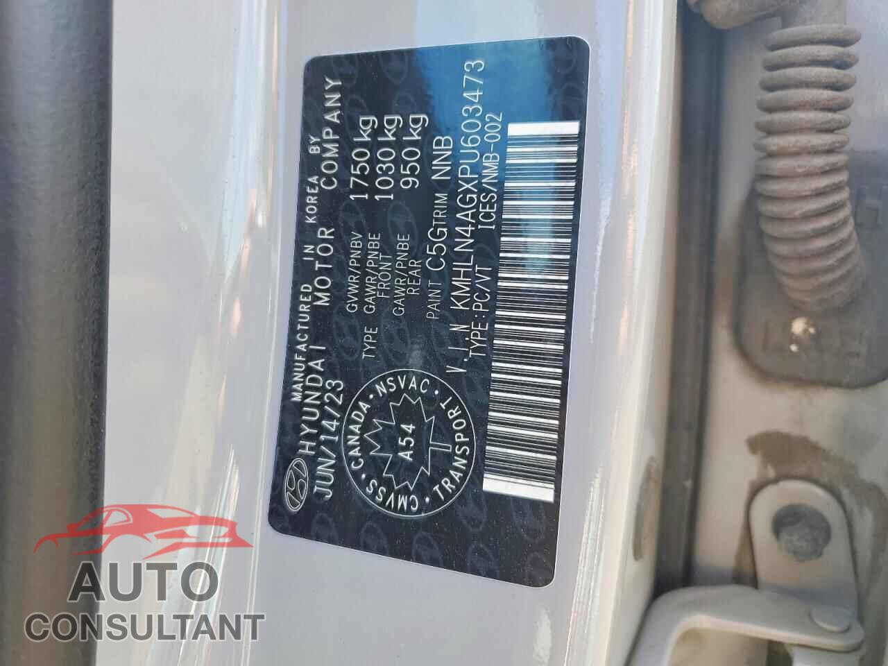 HYUNDAI ELANTRA 2023 - KMHLN4AGXPU603473