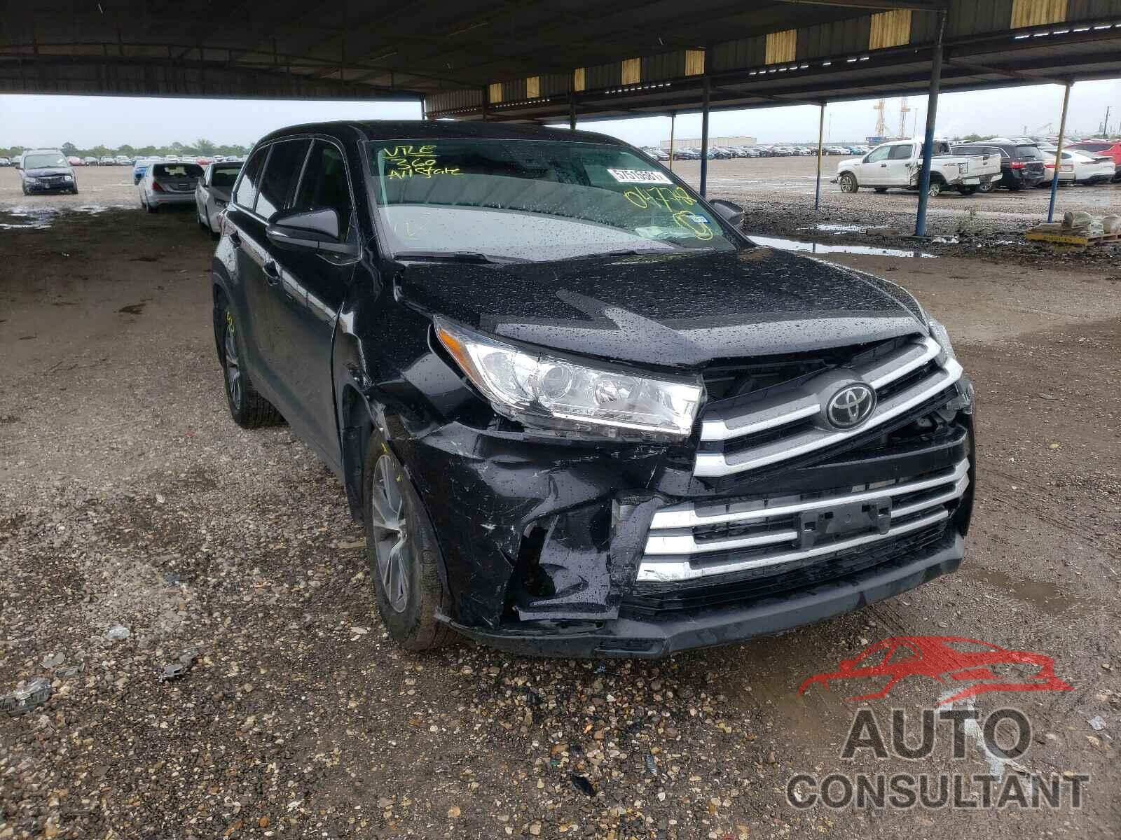 TOYOTA HIGHLANDER 2019 - 5TDZARFH6KS047782