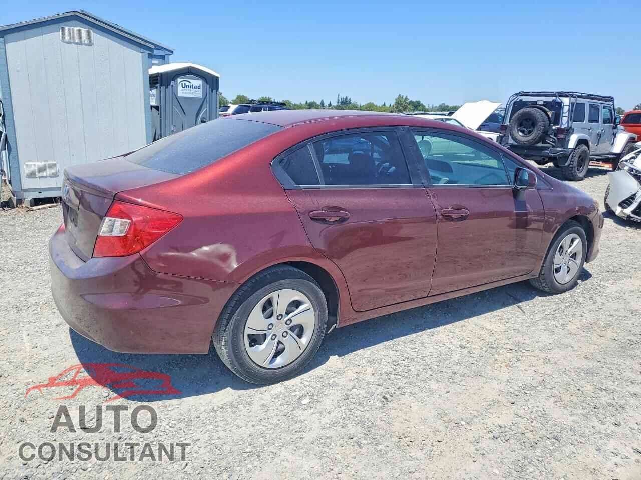 HONDA CIVIC 2012 - 2HGFB2E55CH553524