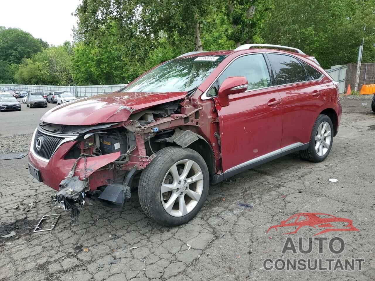 LEXUS RX350 2010 - 2T2BK1BA2AC010112