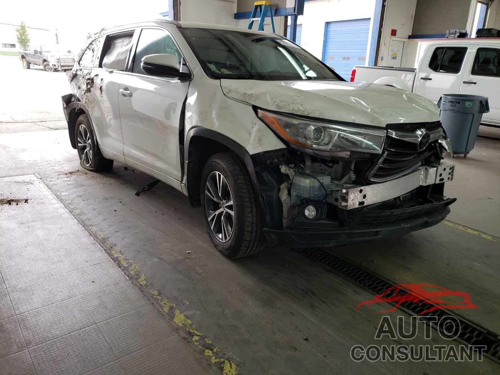 TOYOTA HIGHLANDER 2016 - 5TDJKRFH5GS505586