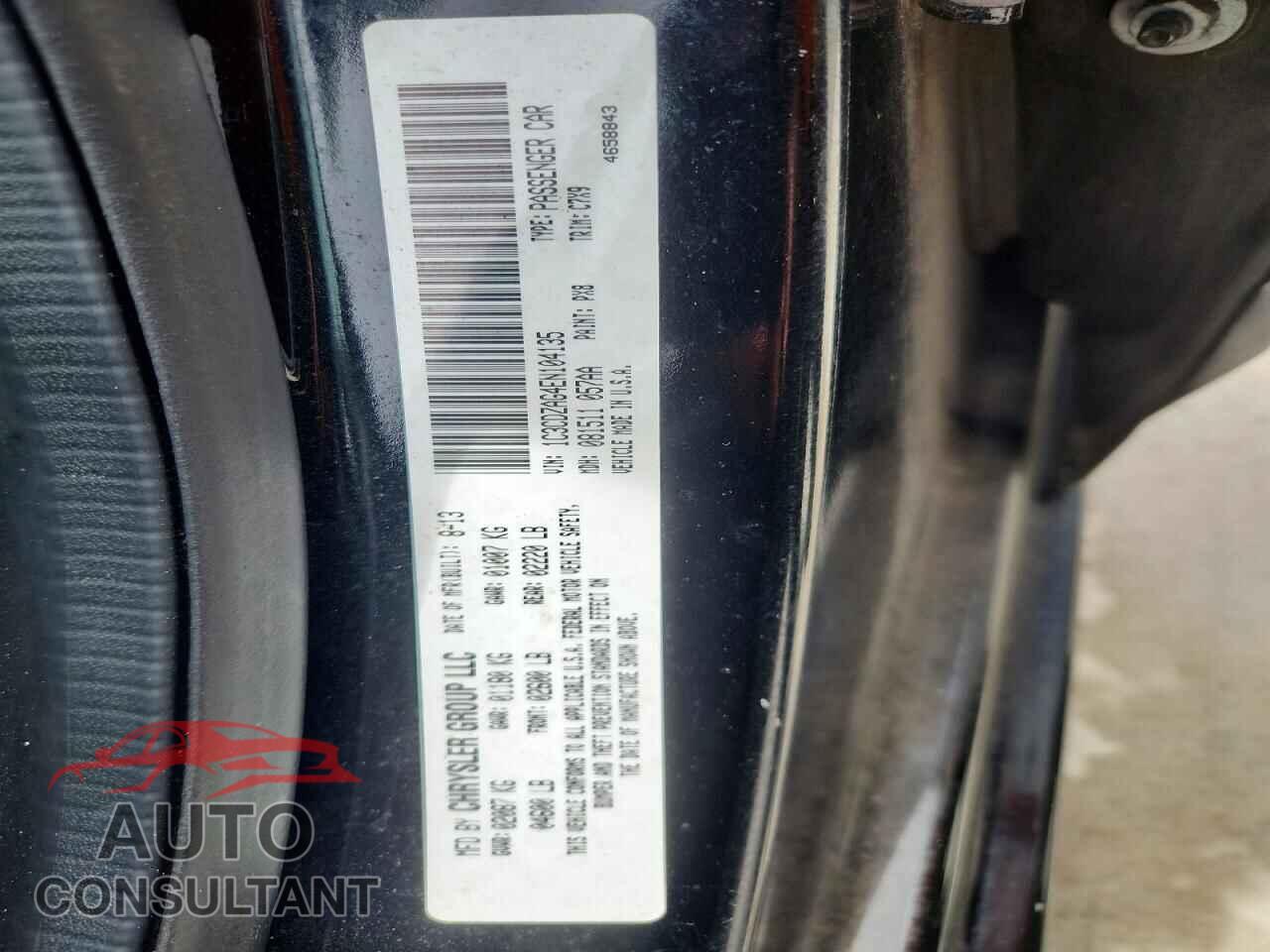 DODGE AVENGER 2014 - 1C3CDZAG4EN104135