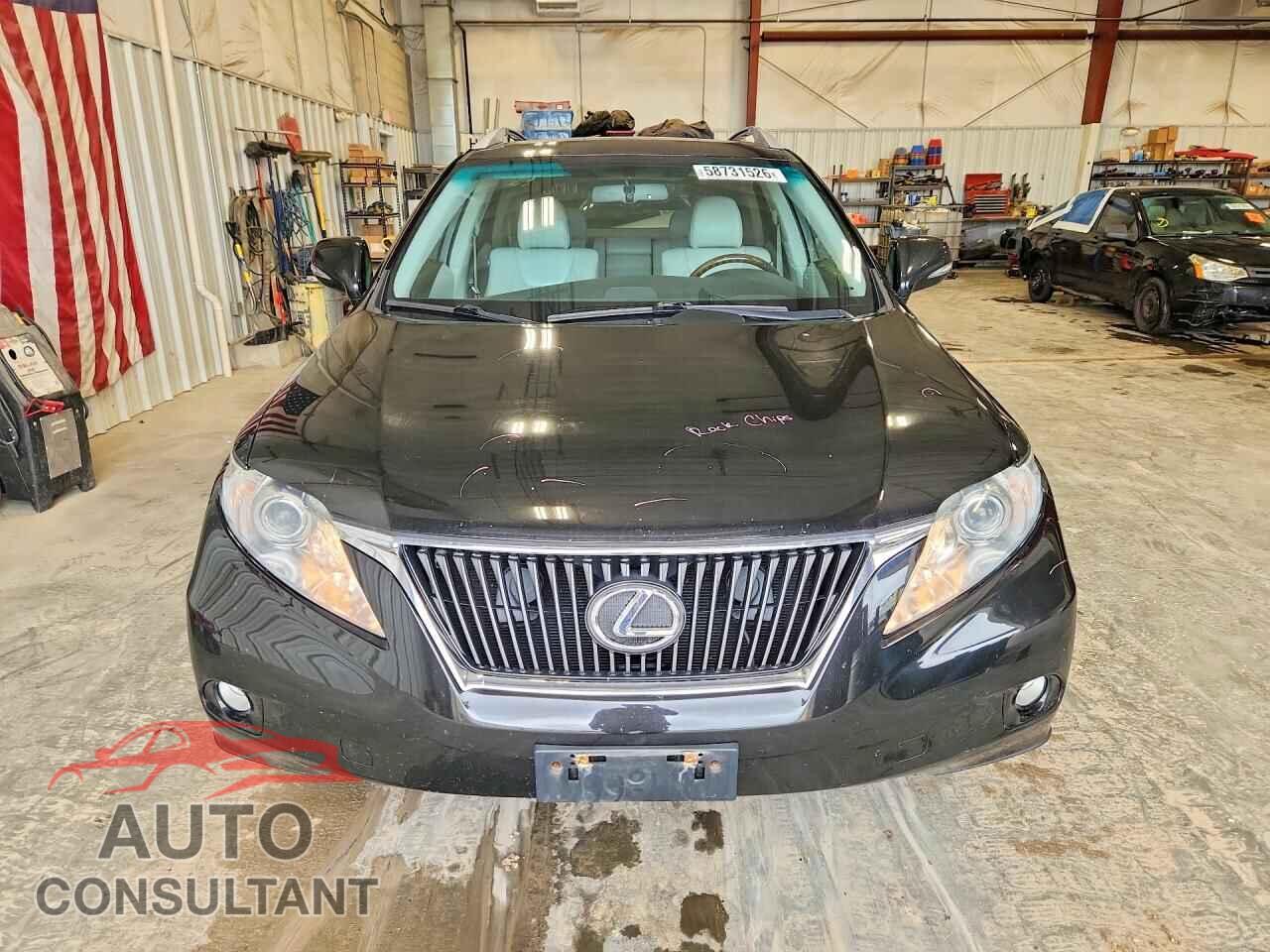 LEXUS RX350 2012 - 2T2BK1BA9CC151858