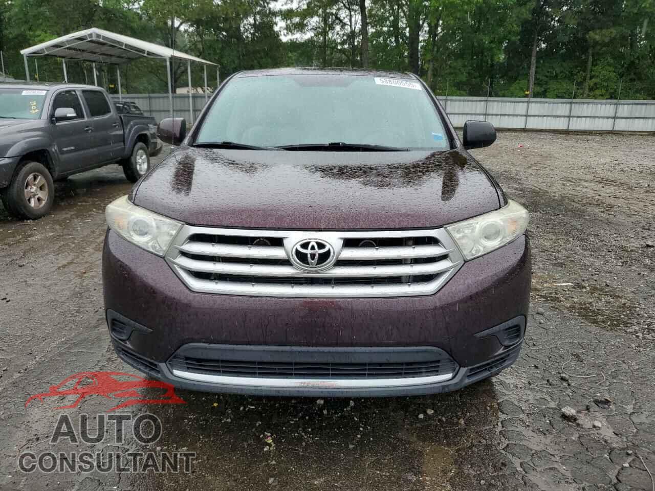 TOYOTA HIGHLANDER 2012 - 5TDBK3EH7CS151471