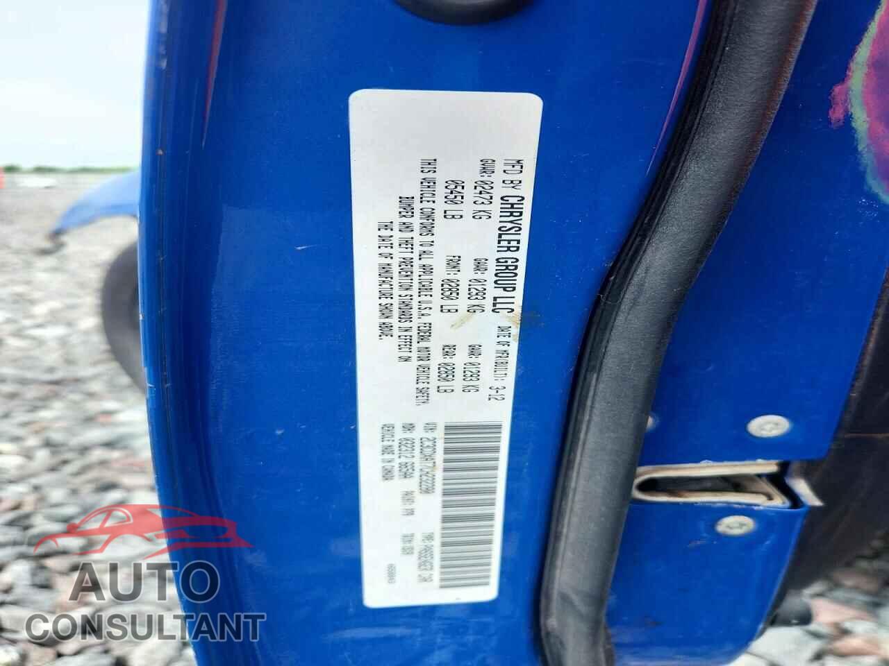 DODGE CHARGER 2012 - 2C3CDXAT7CH232280