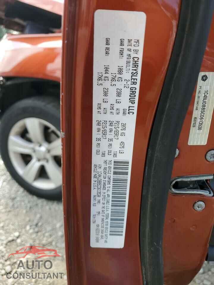 JEEP COMPASS 2012 - 1C4NJDBB5CD613530