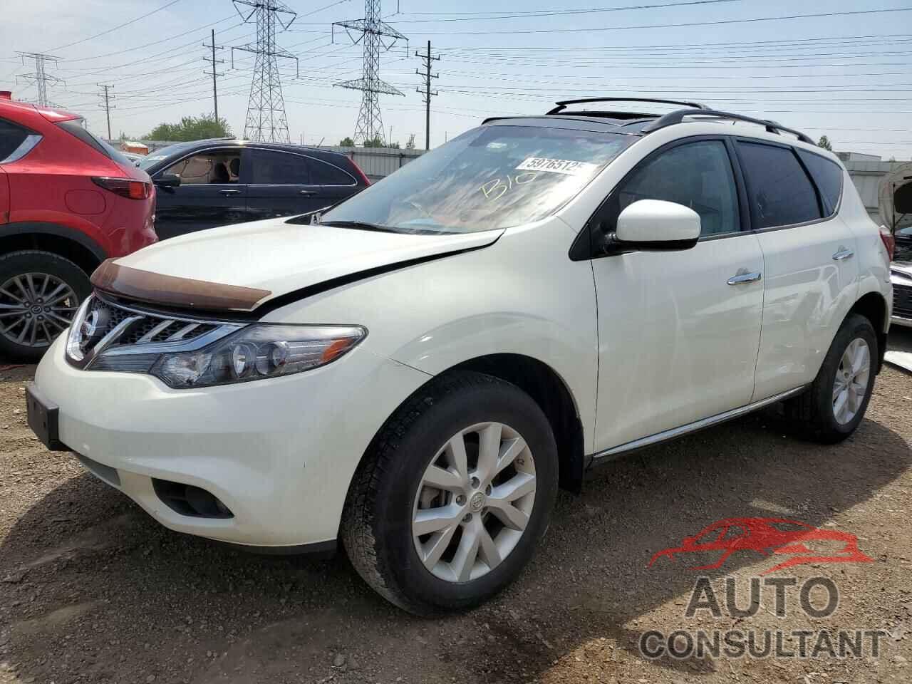 NISSAN MURANO 2011 - JN8AZ1MW8BW164776