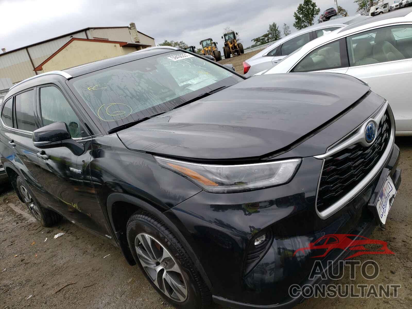 TOYOTA HIGHLANDER 2021 - 5TDGBRCH9MS523762
