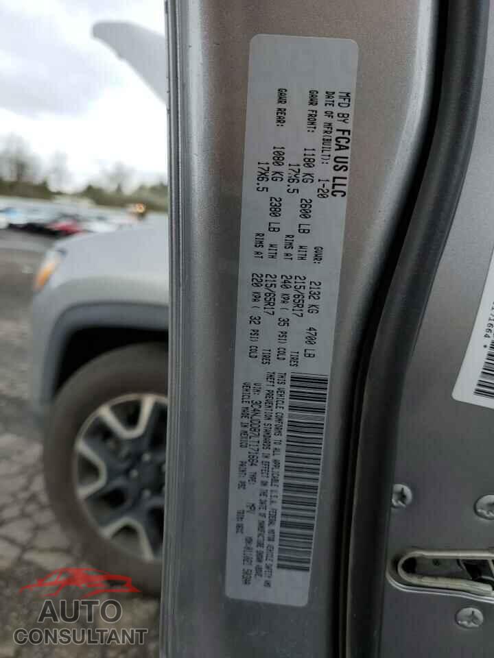JEEP COMPASS 2020 - 3C4NJDDB7LT171664