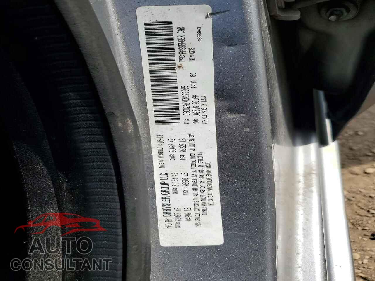 DODGE AVENGER 2014 - 1C3CDZABXEN173805