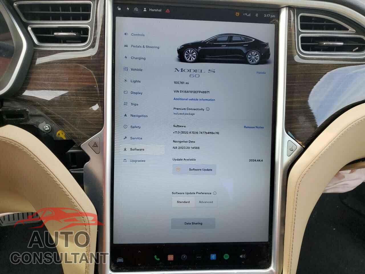 TESLA MODEL S 2014 - 5YJSA1S12EFP48971