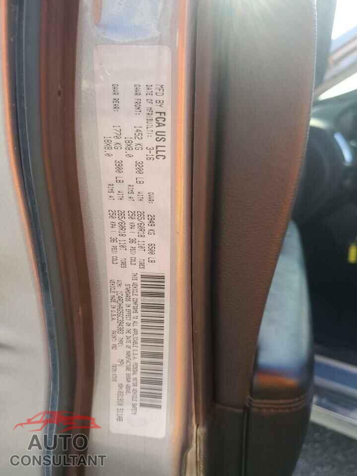 DODGE DURANGO 2016 - 1C4RDHAG5GC394383