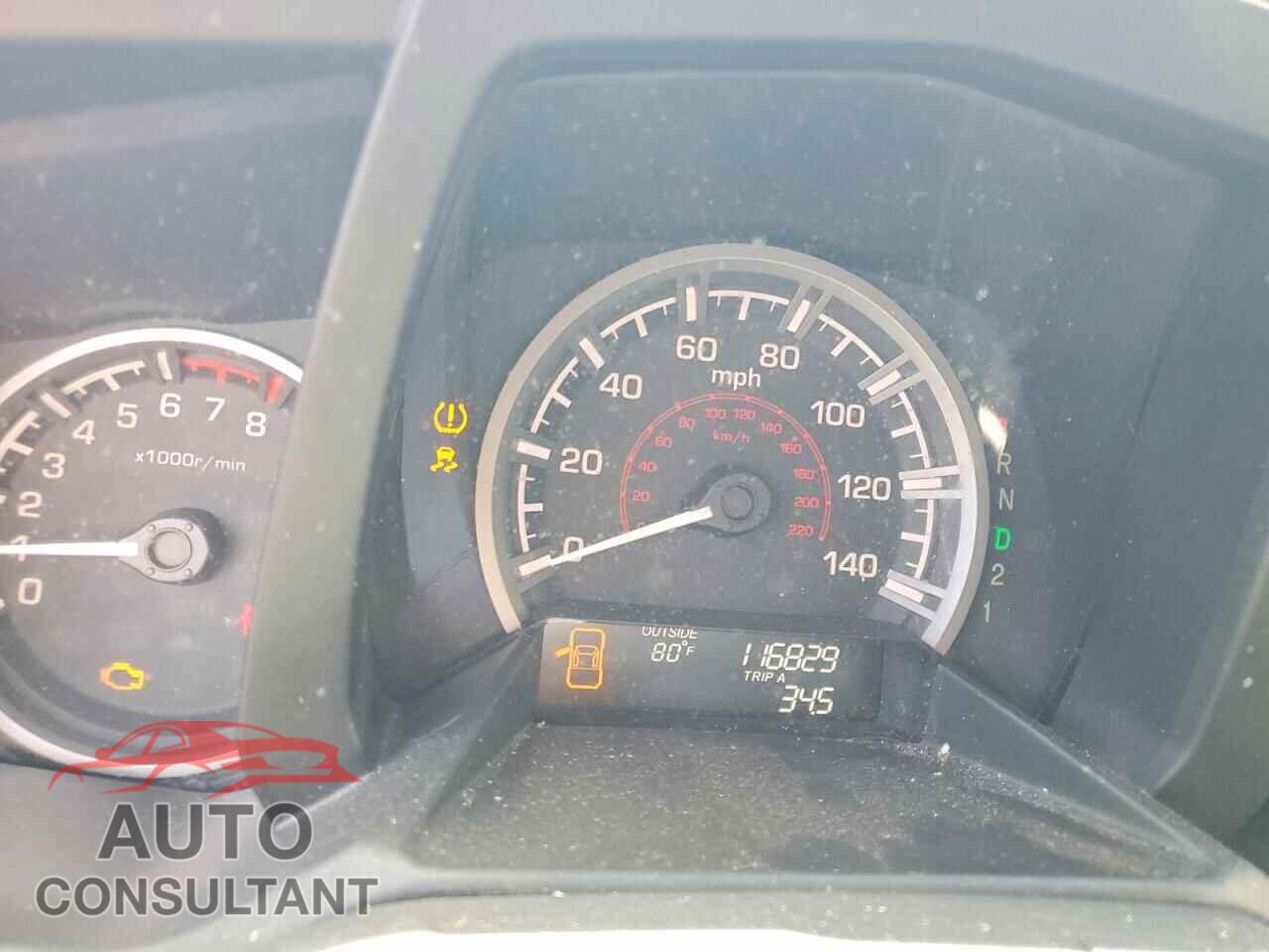 HONDA RIDGELINE 2011 - 5FPYK1F54BB452602
