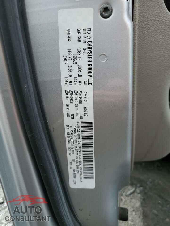 DODGE CARAVAN 2011 - 2D4RN5DG5BR679045