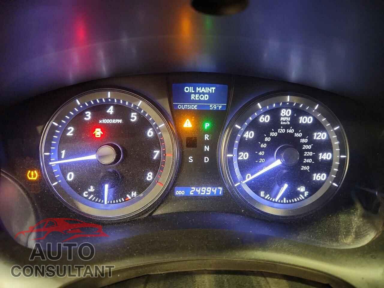 LEXUS ES350 2011 - JTHBK1EG7B2422772