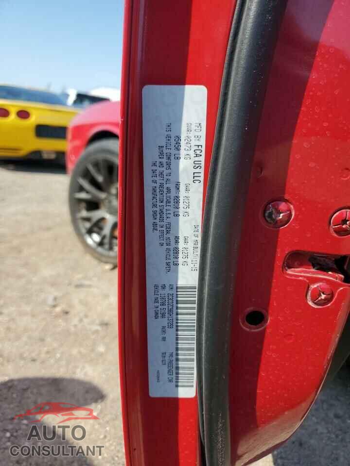 DODGE CHALLENGER 2016 - 2C3CDZC98GH137259