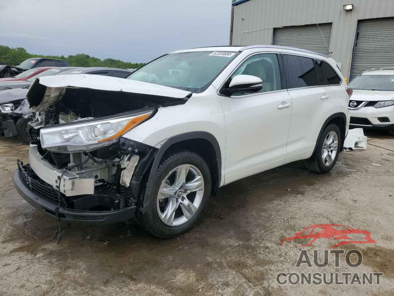 TOYOTA HIGHLANDER 2016 - 5TDDKRFH1GS227430