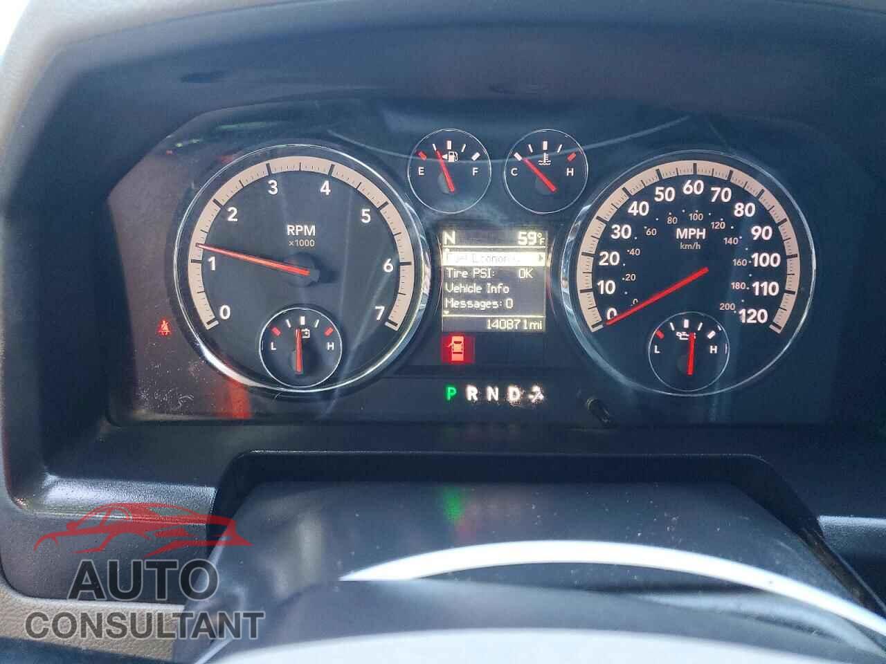DODGE RAM 1500 2012 - 1C6RD6GT3CS117960
