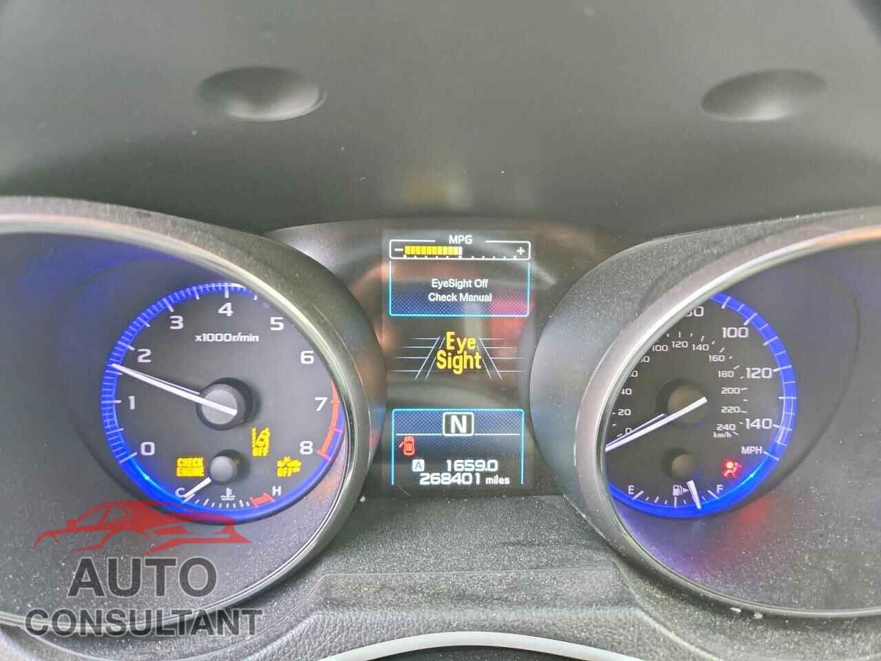 SUBARU OUTBACK 2016 - 4S4BSBNC9G3227578