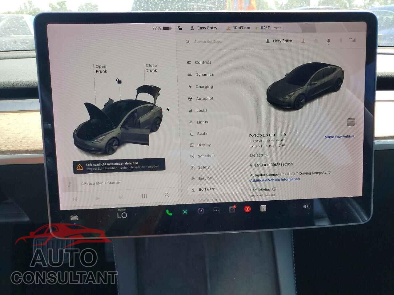 TESLA MODEL 3 2021 - 5YJ3E1EB9MF997859