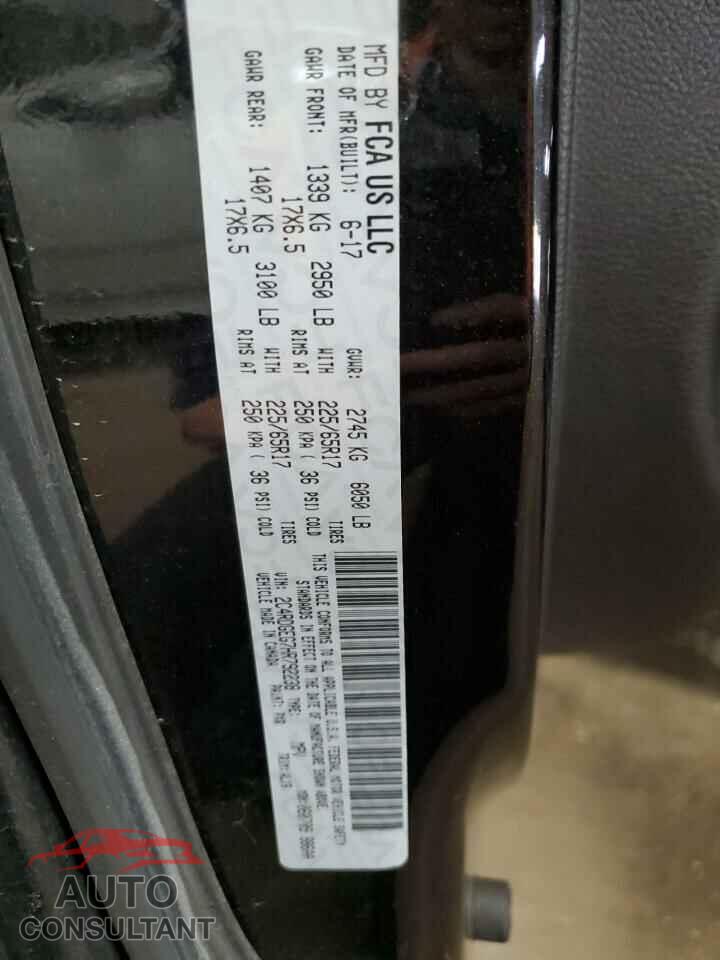 DODGE CARAVAN 2017 - 2C4RDGEG7HR792238