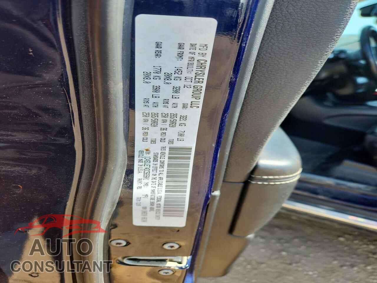 DODGE DURANGO 2013 - 1C4SDJET4DC565801