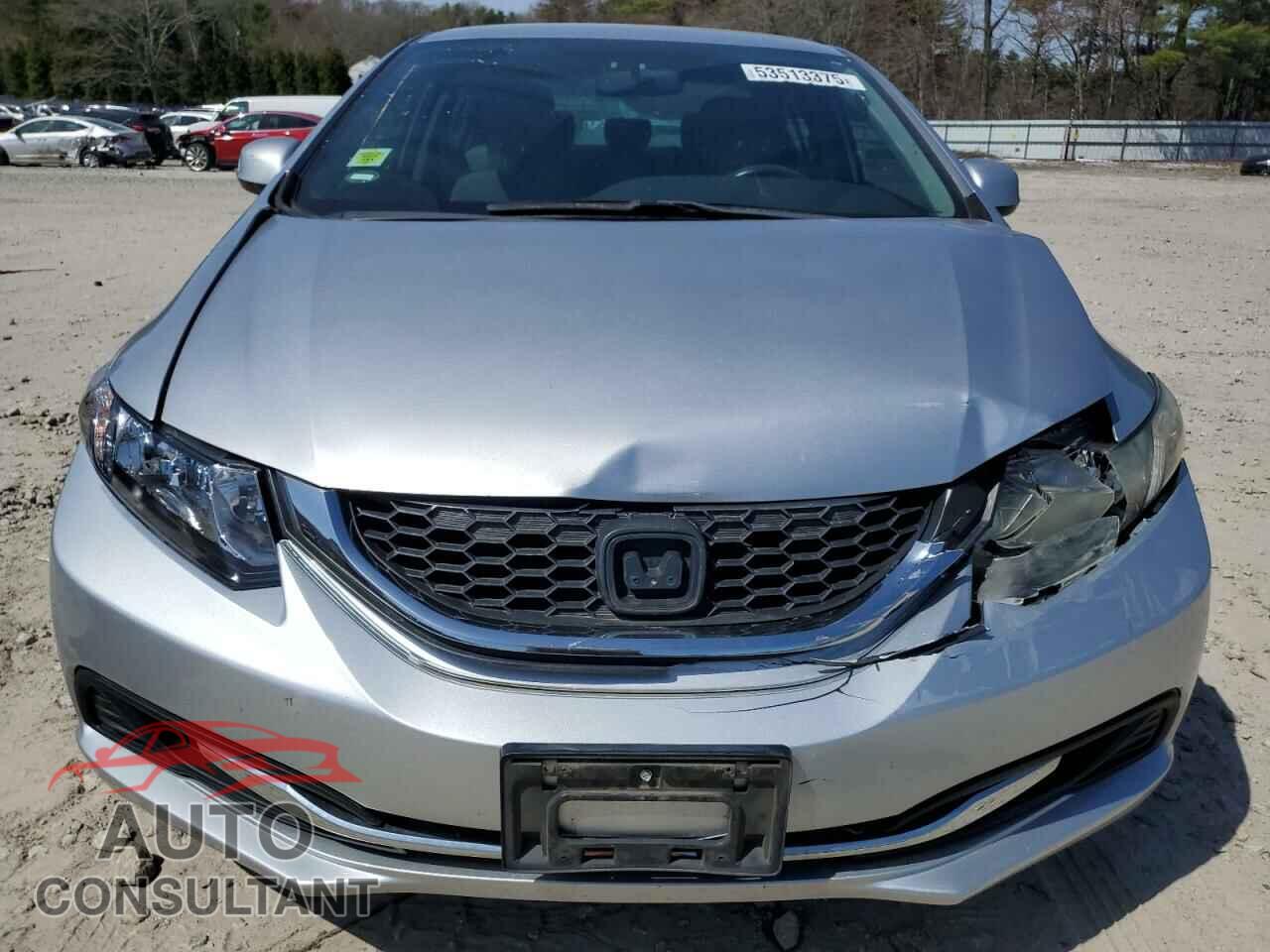 HONDA CIVIC 2013 - 19XFB2F55DE254660