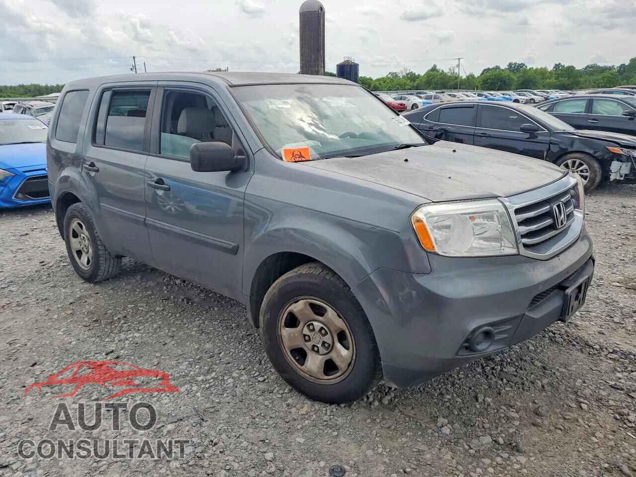 HONDA PILOT 2012 - 5FNYF3H27CB005291