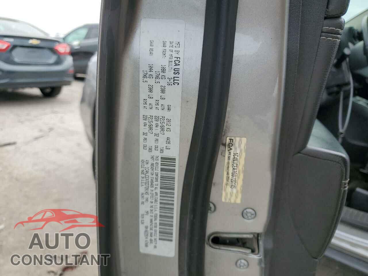JEEP COMPASS 2016 - 1C4NJCEA7GD720145