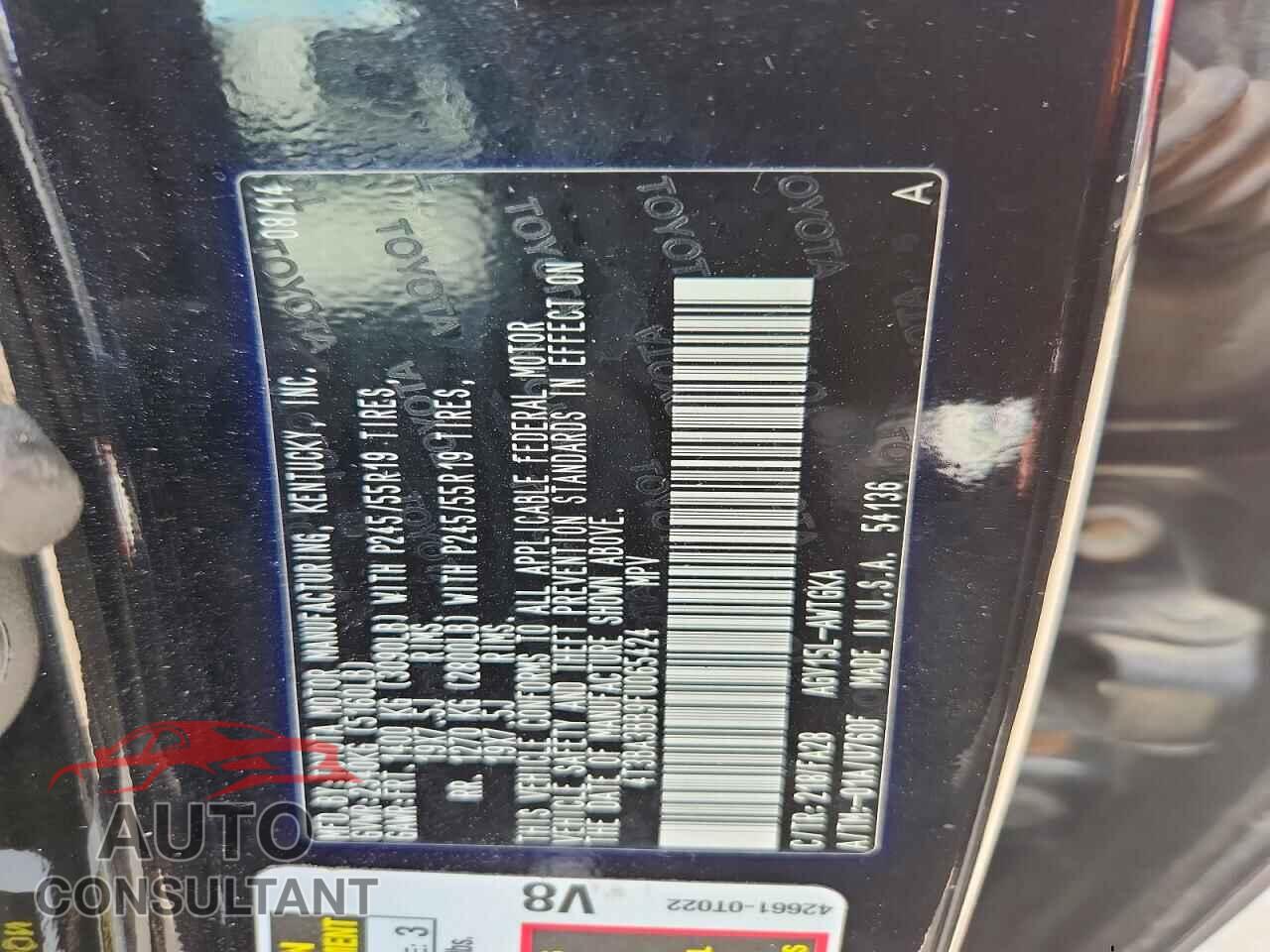 TOYOTA VENZA 2015 - 4T3BA3BB9FU065424