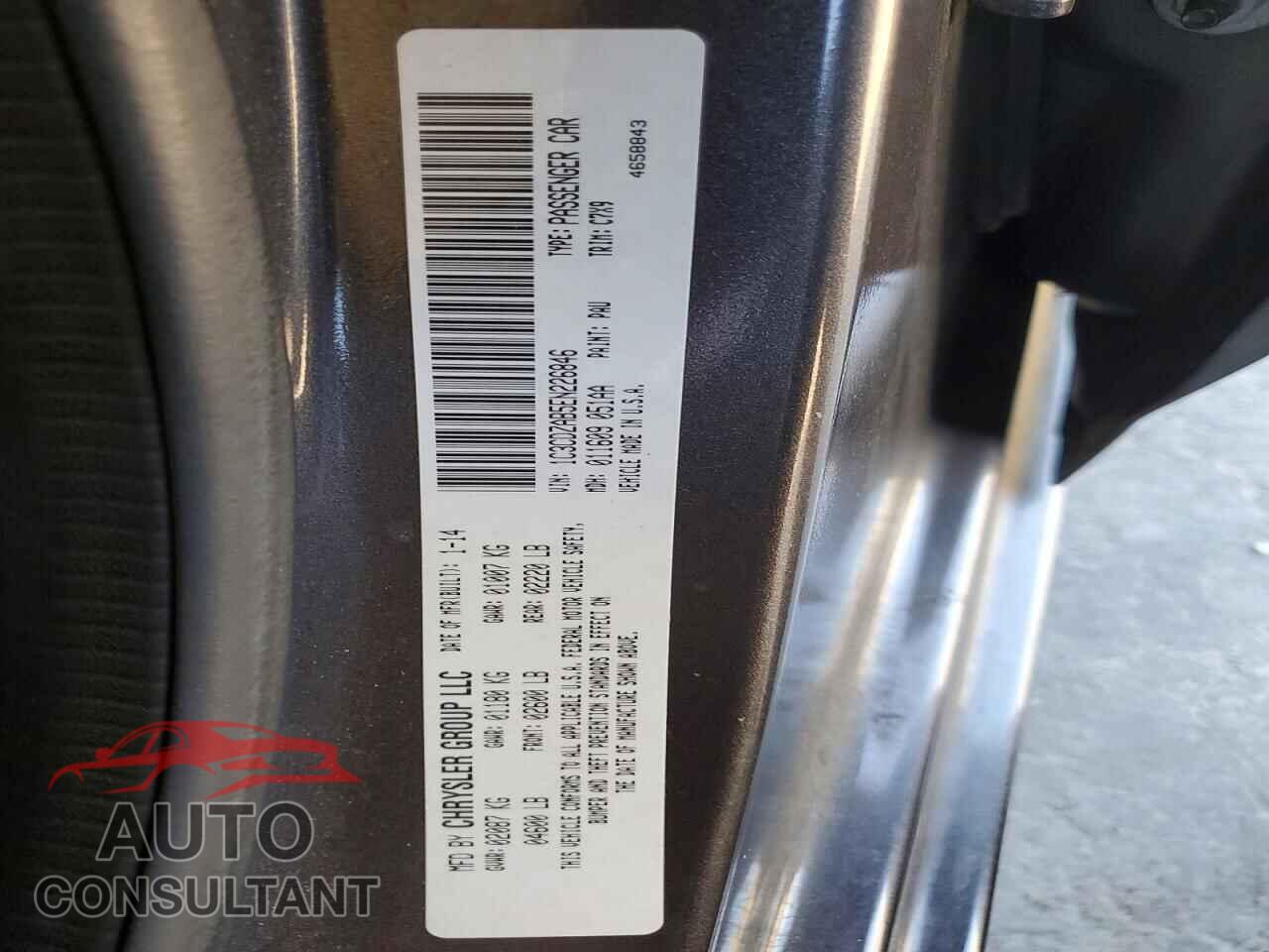 DODGE AVENGER 2014 - 1C3CDZAB5EN226846