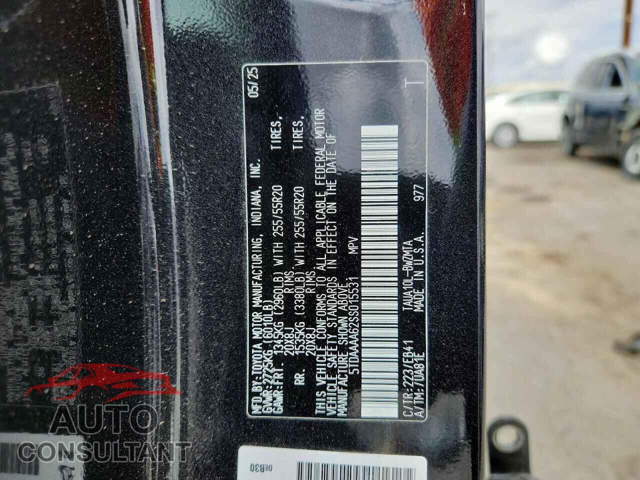 LEXUS UNKNOWN 2025 - 5TDAAAA62SS015531