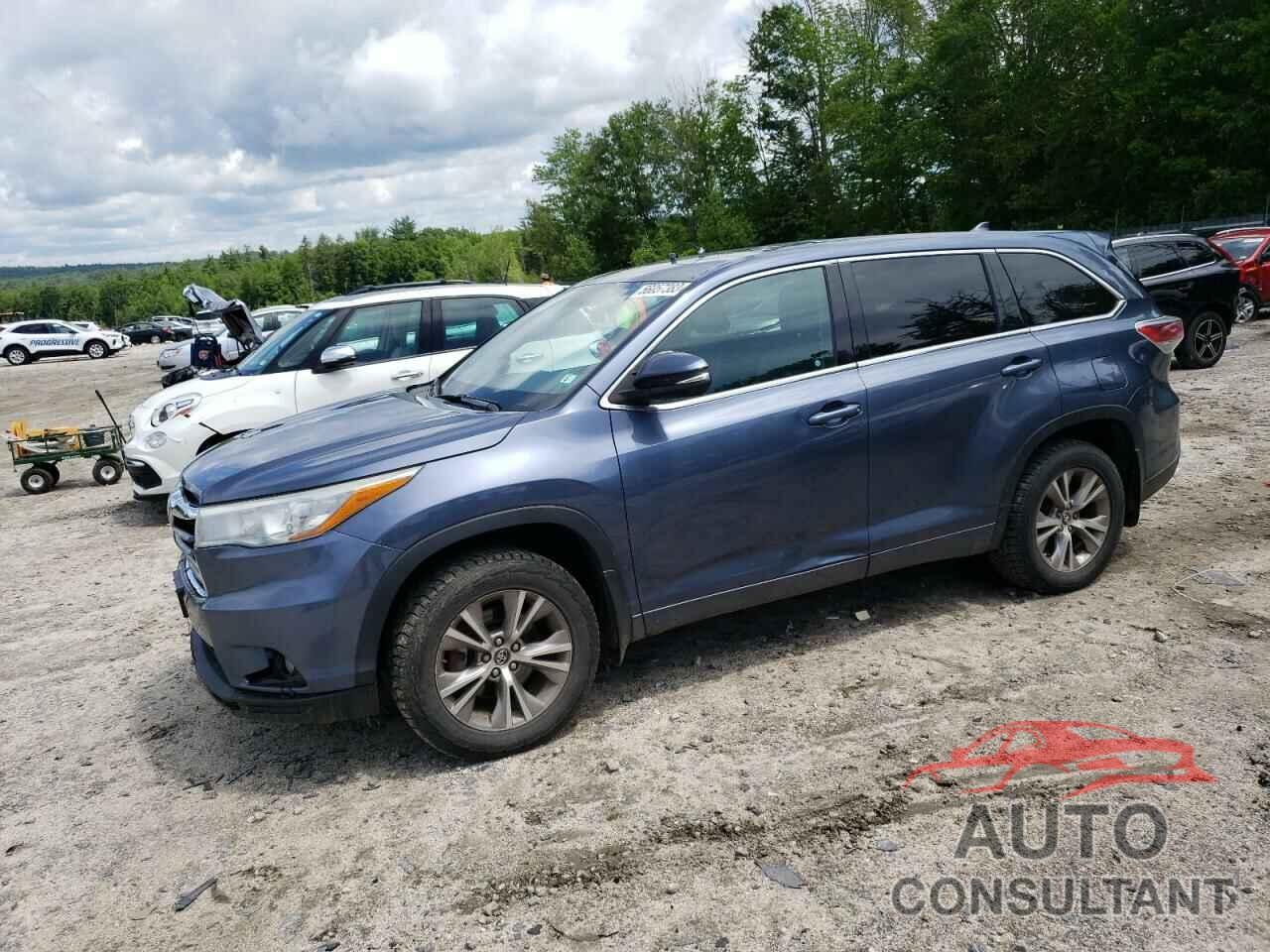 TOYOTA HIGHLANDER 2016 - 5TDBKRFH9GS291898