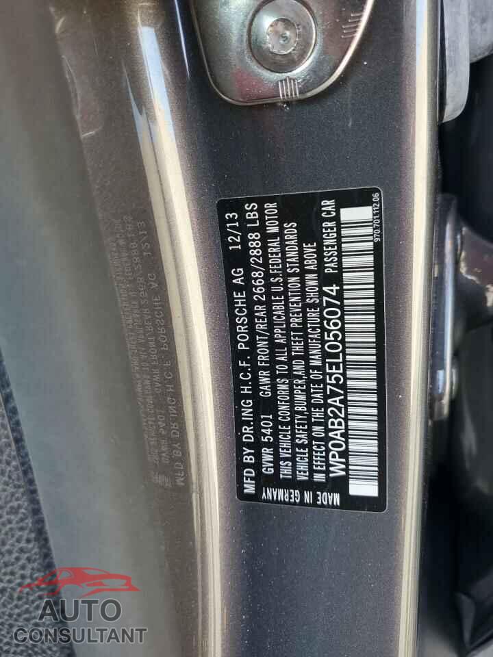 PORSCHE PANAMERA 2014 - WP0AB2A75EL056074