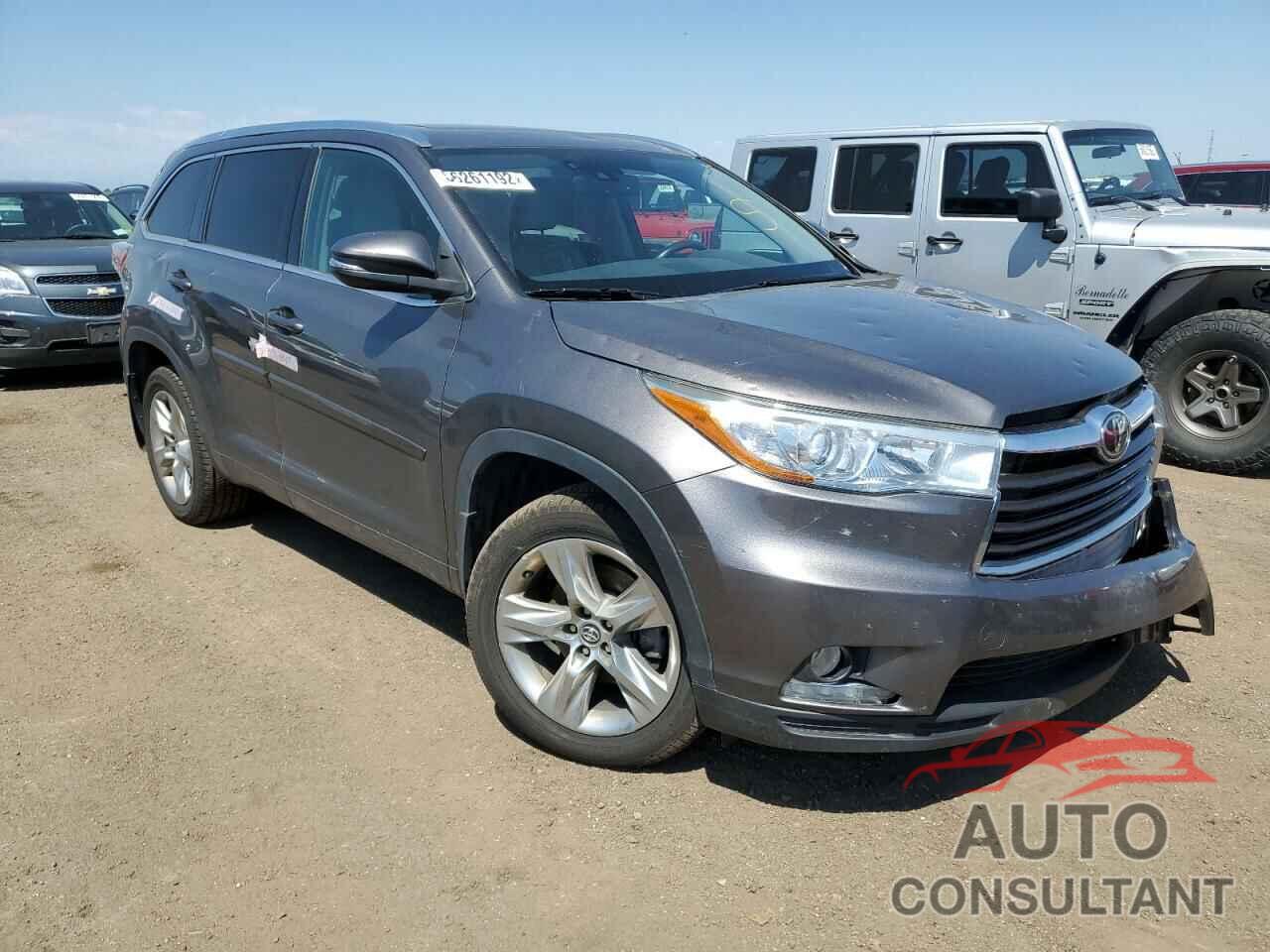 TOYOTA HIGHLANDER 2016 - 5TDDKRFH8GS274115