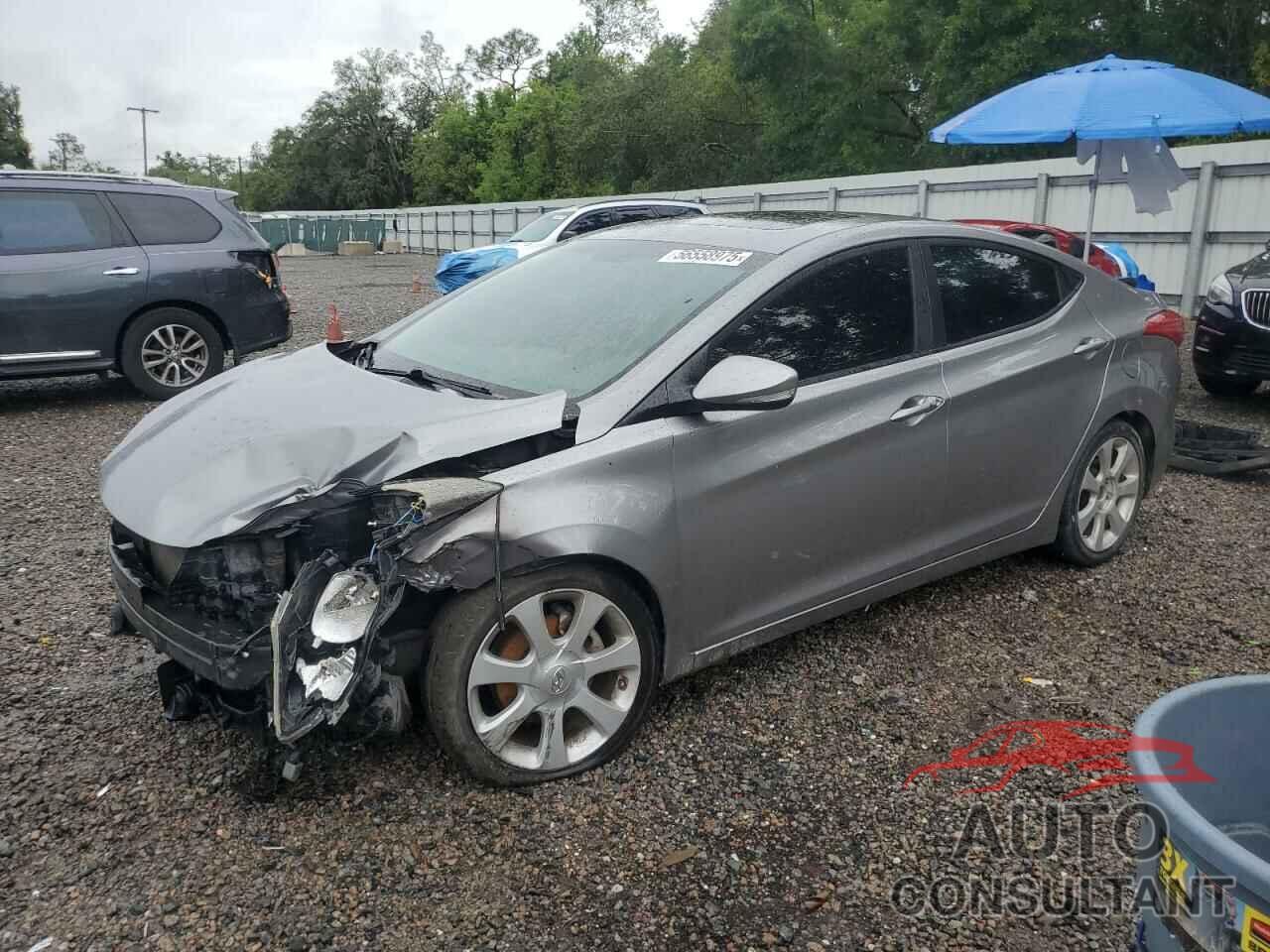 HYUNDAI ELANTRA 2012 - KMHDH4AE5CU478354