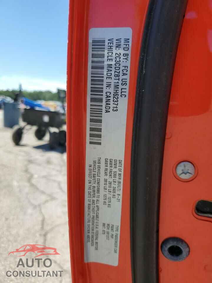 DODGE CHALLENGER 2021 - 2C3CDZBT1MH623713