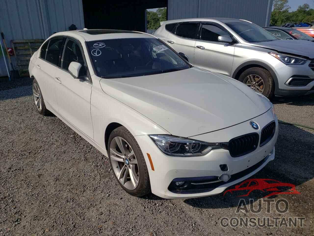 BMW 3 SERIES 2017 - WBA8B9G35HNU54984
