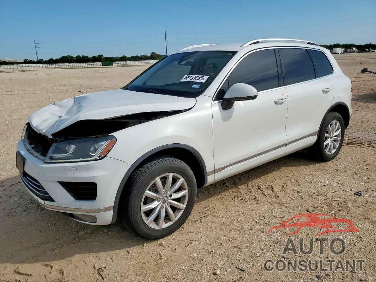 VOLKSWAGEN TOUAREG 2017 - WVGEF7BP6HD003878