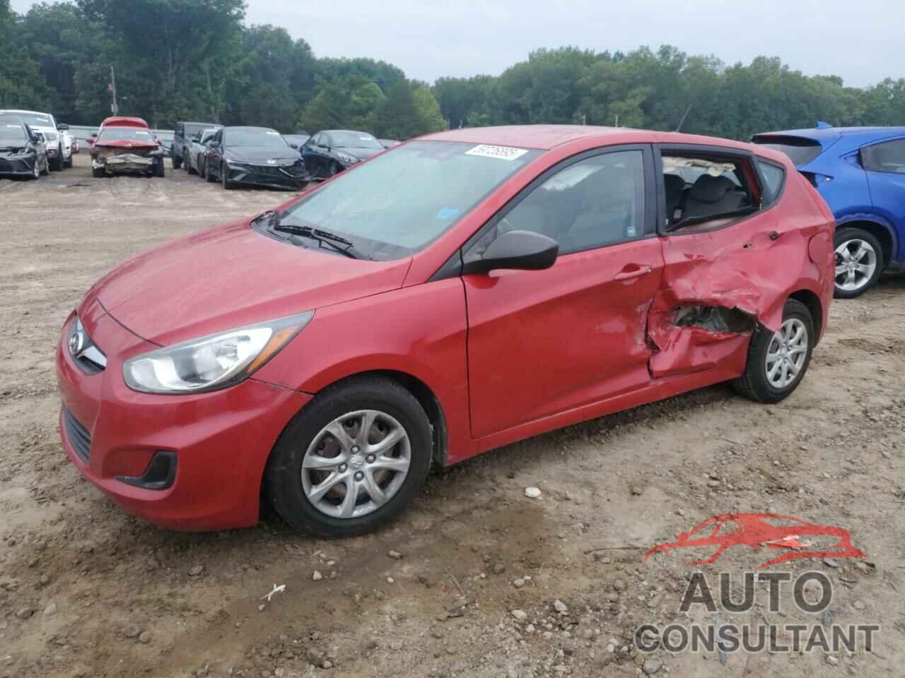 HYUNDAI ACCENT 2013 - KMHCT5AE1DU123134