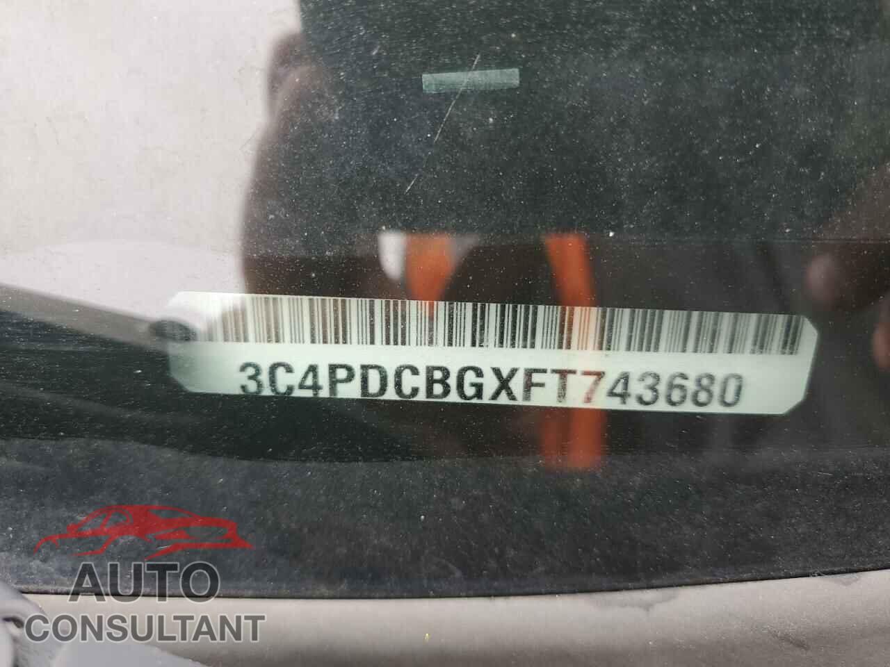 DODGE JOURNEY 2015 - 3C4PDCBGXFT743680
