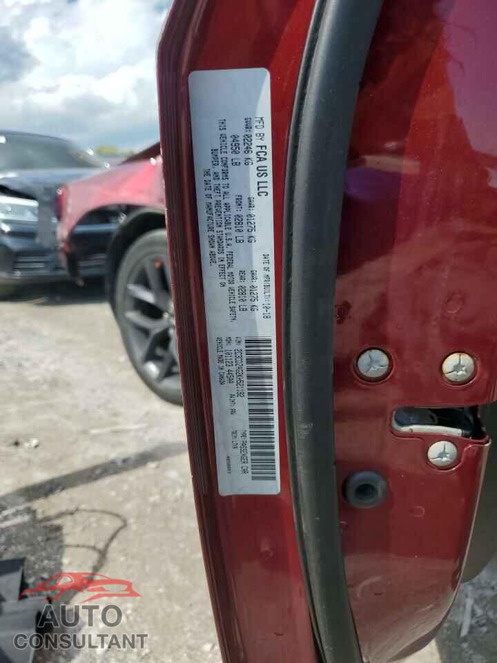 DODGE CHALLENGER 2019 - 2C3CDZAG2KH521192