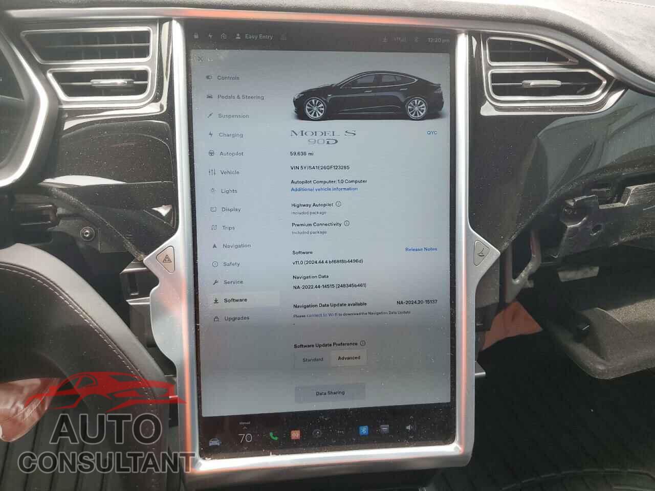 TESLA MODEL S 2016 - 5YJSA1E26GF123285