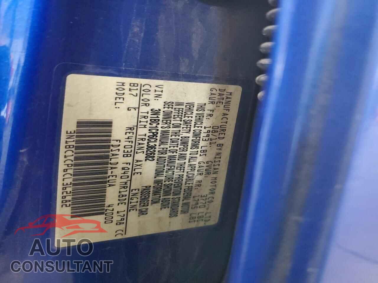 NISSAN VERSA 2012 - 3N1BC1CP6CL362682